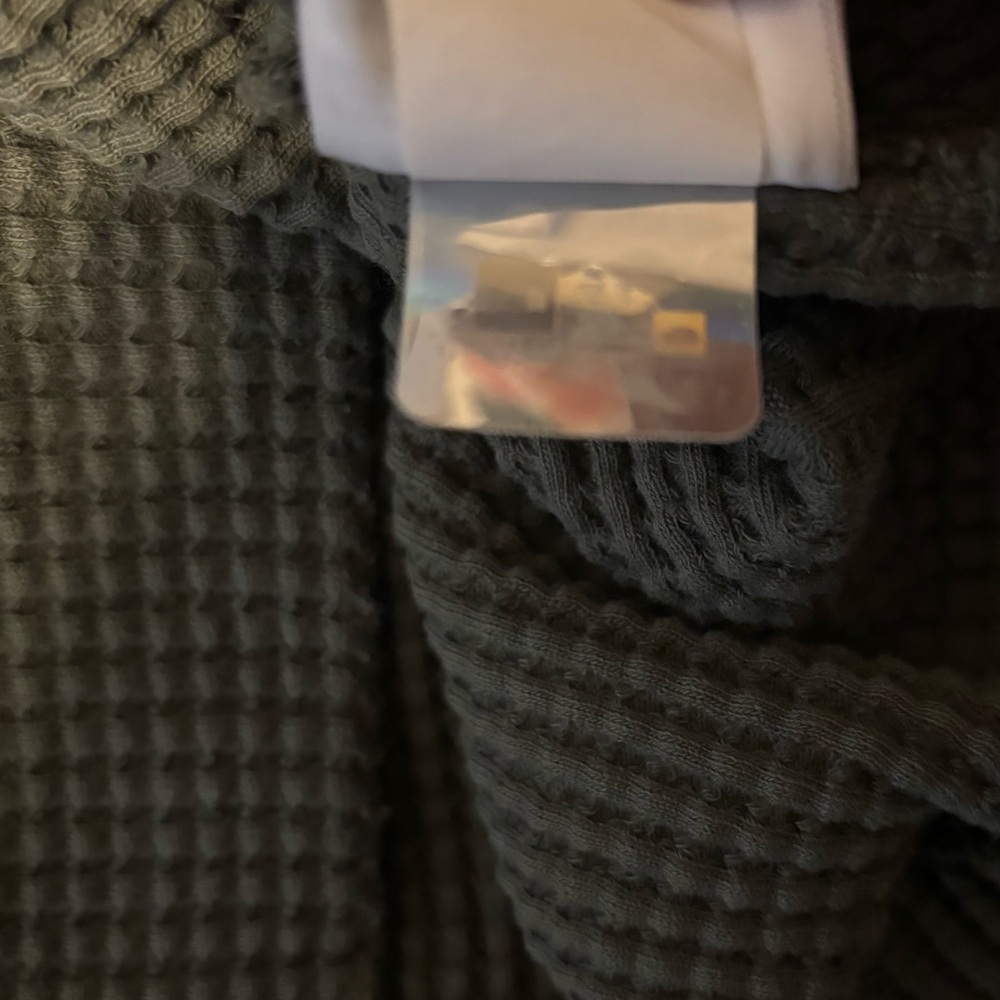 The North Face Chabot Cotton Thermal Knit Funnel Mock Neck Long Sleeve Sweater - Picture 5 of 6